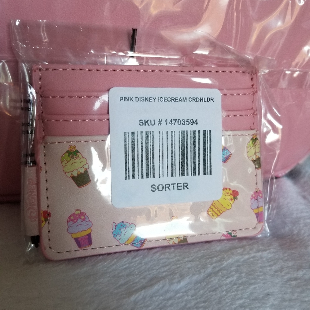 Loungefly x Disney princess ice cream minibackpack + cardholder. - Picture 6 of 6